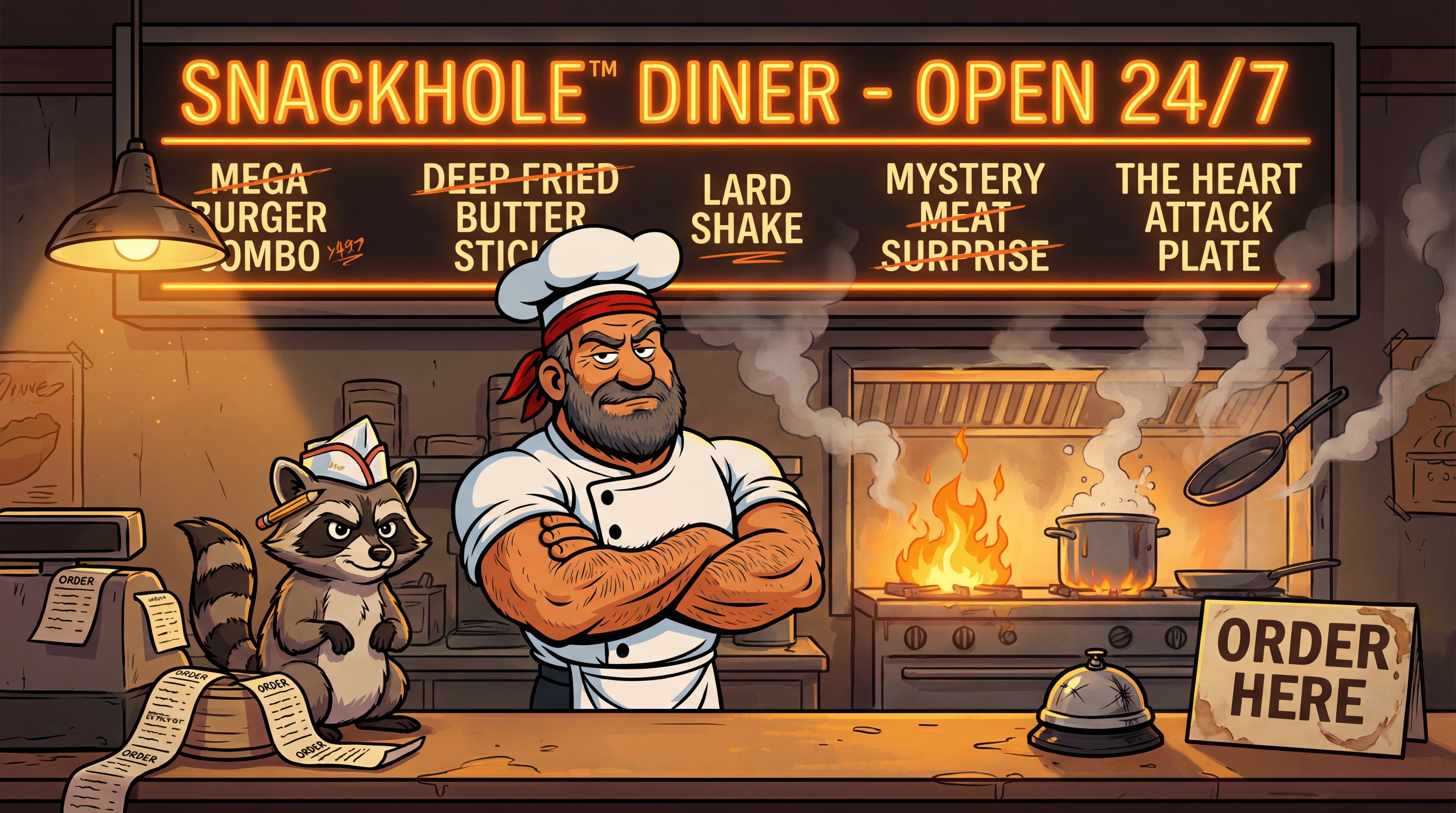 Chef Snackhole's Diner — Order Here