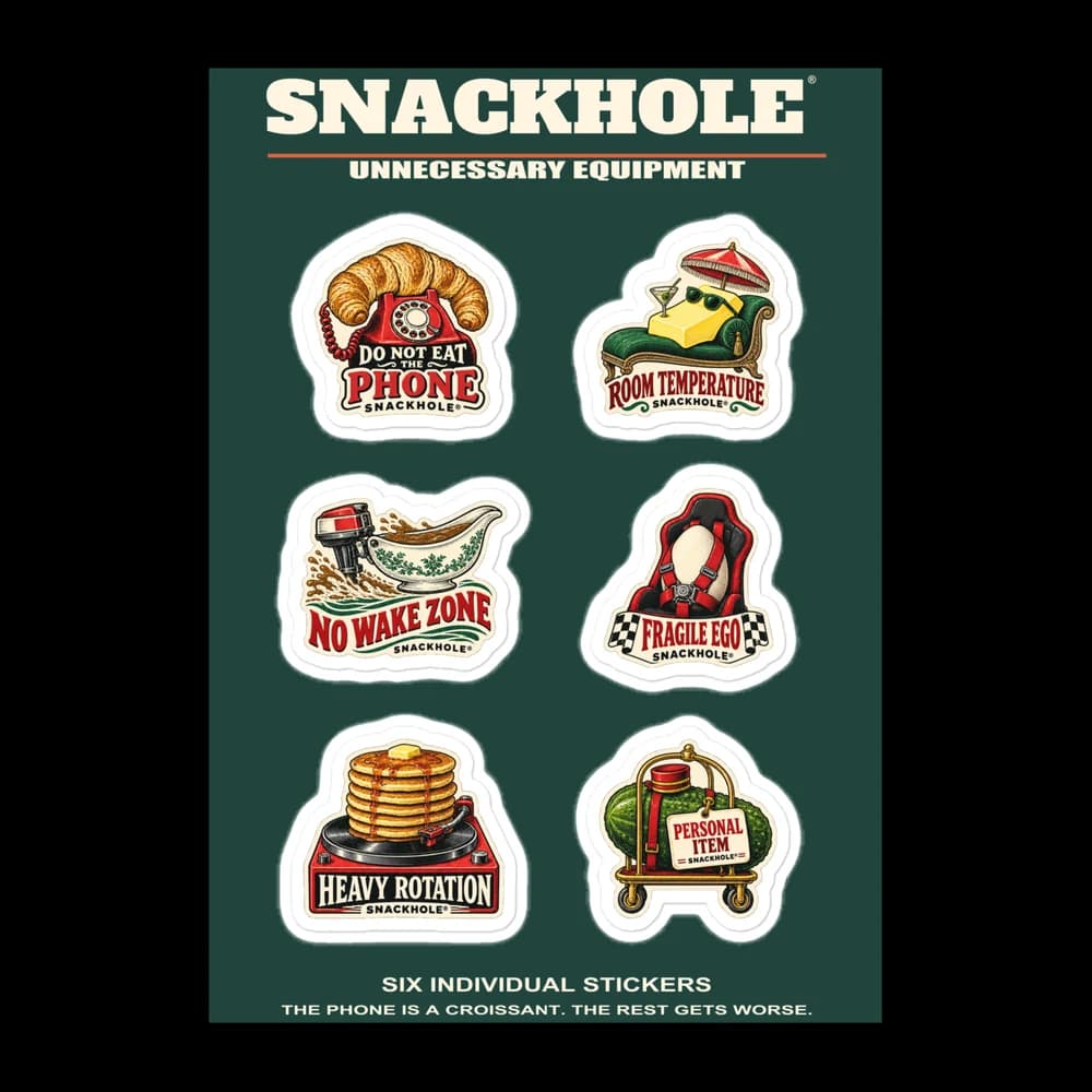 Unnecessary Equipment — 6-Sticker Sheet