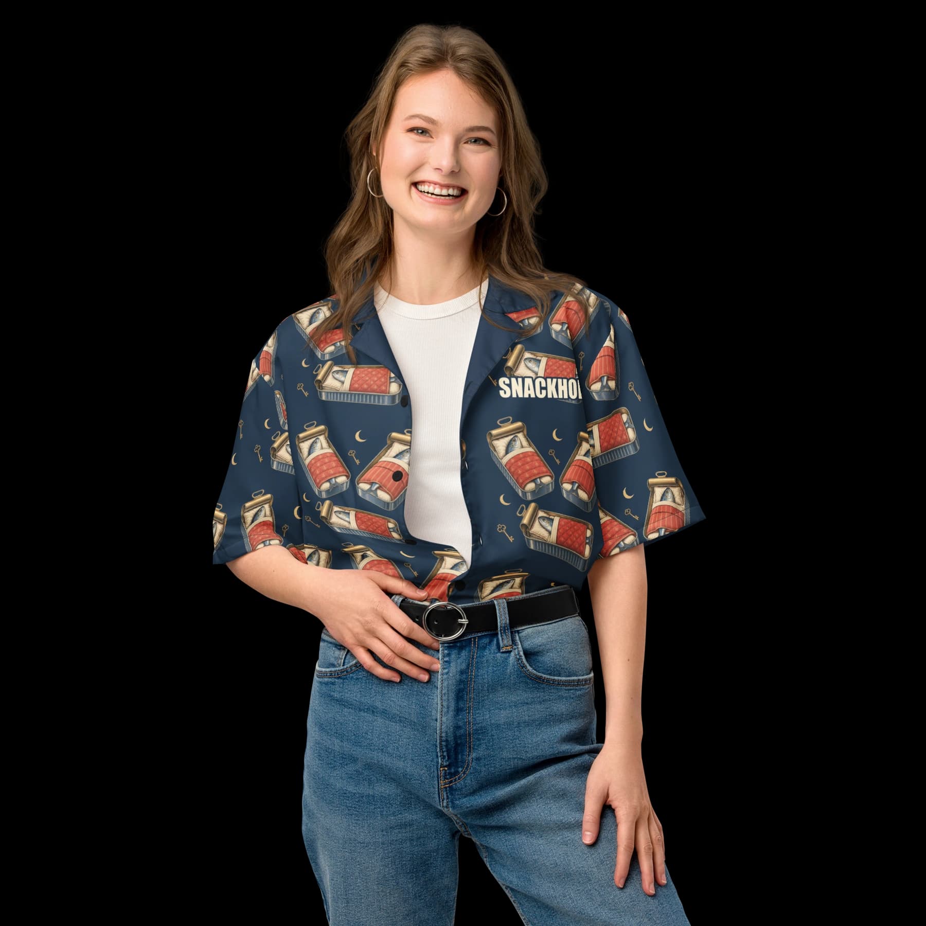 Sardine Sleepover — Resort Shirt