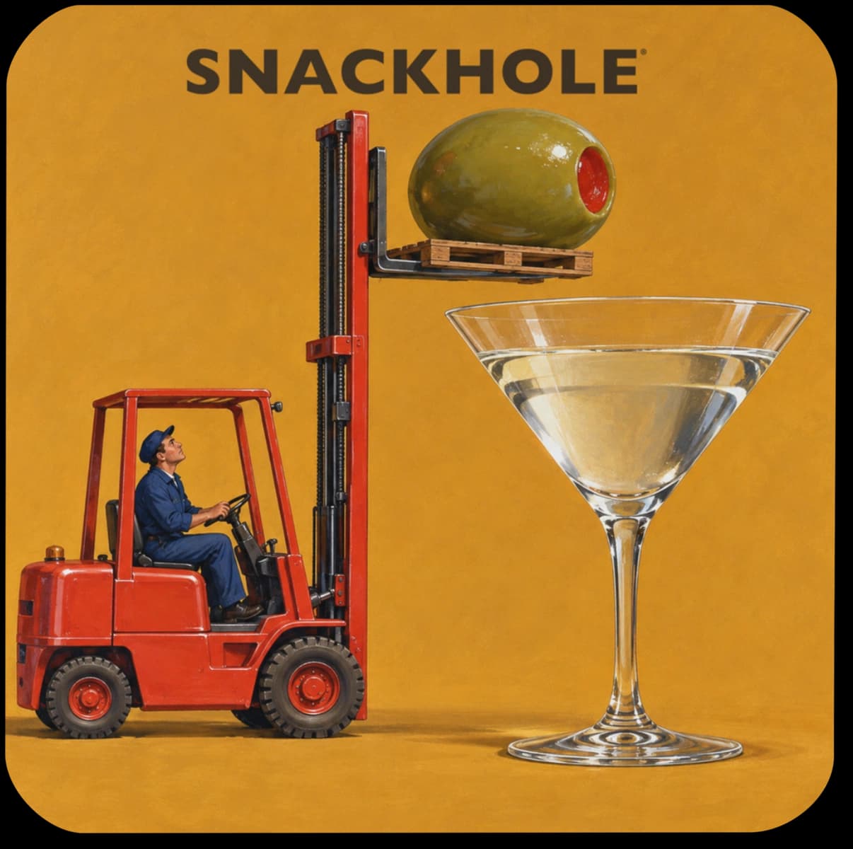 Olive Lift — Coaster
