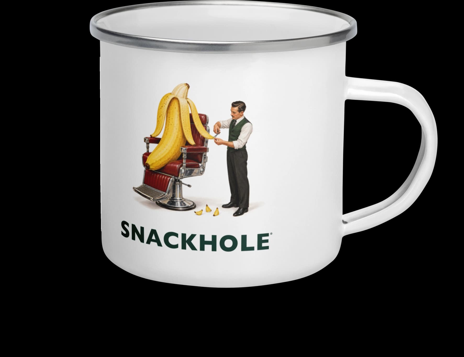 Split Ends — Enamel Mug
