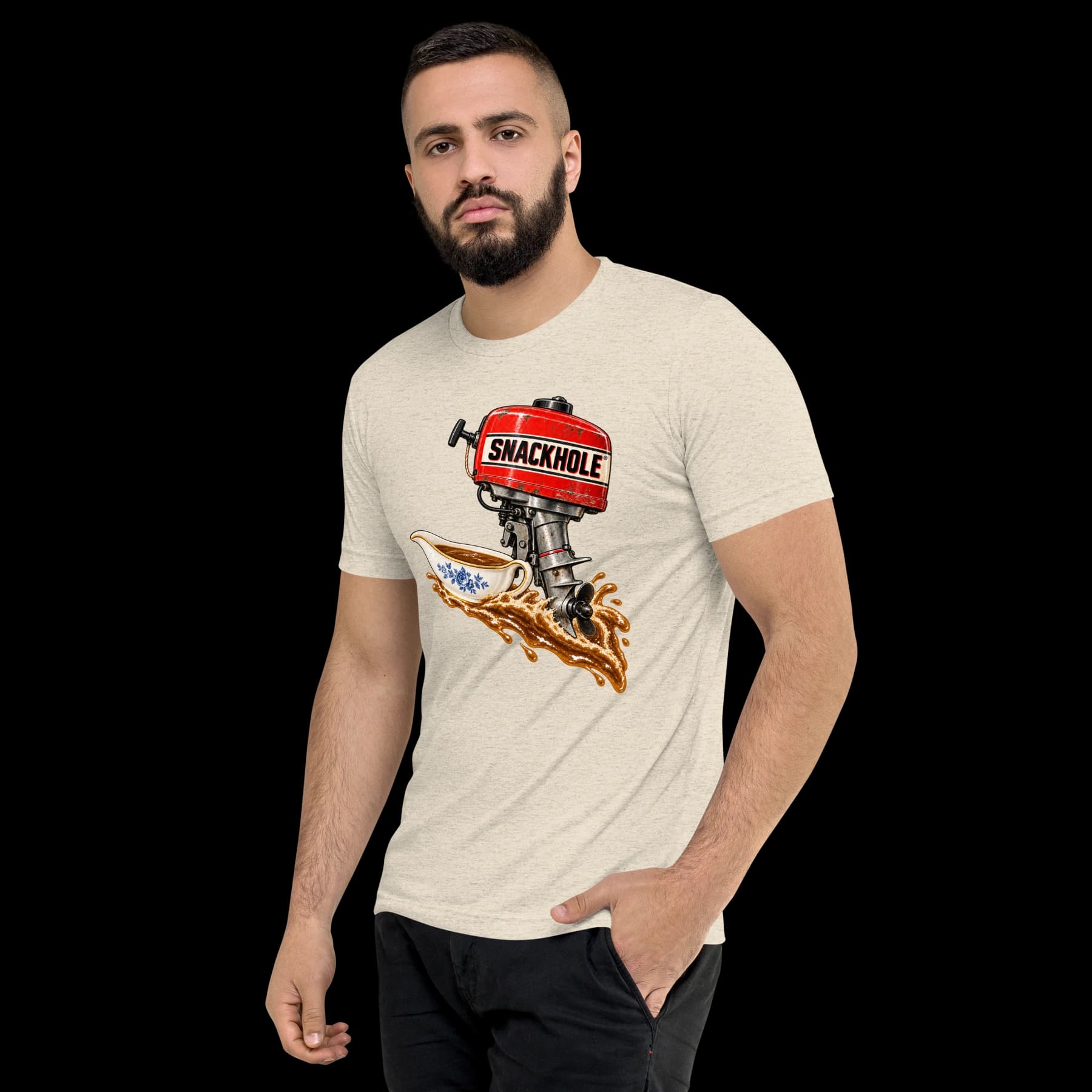 Outboard gravy — Cloud Blend Tee