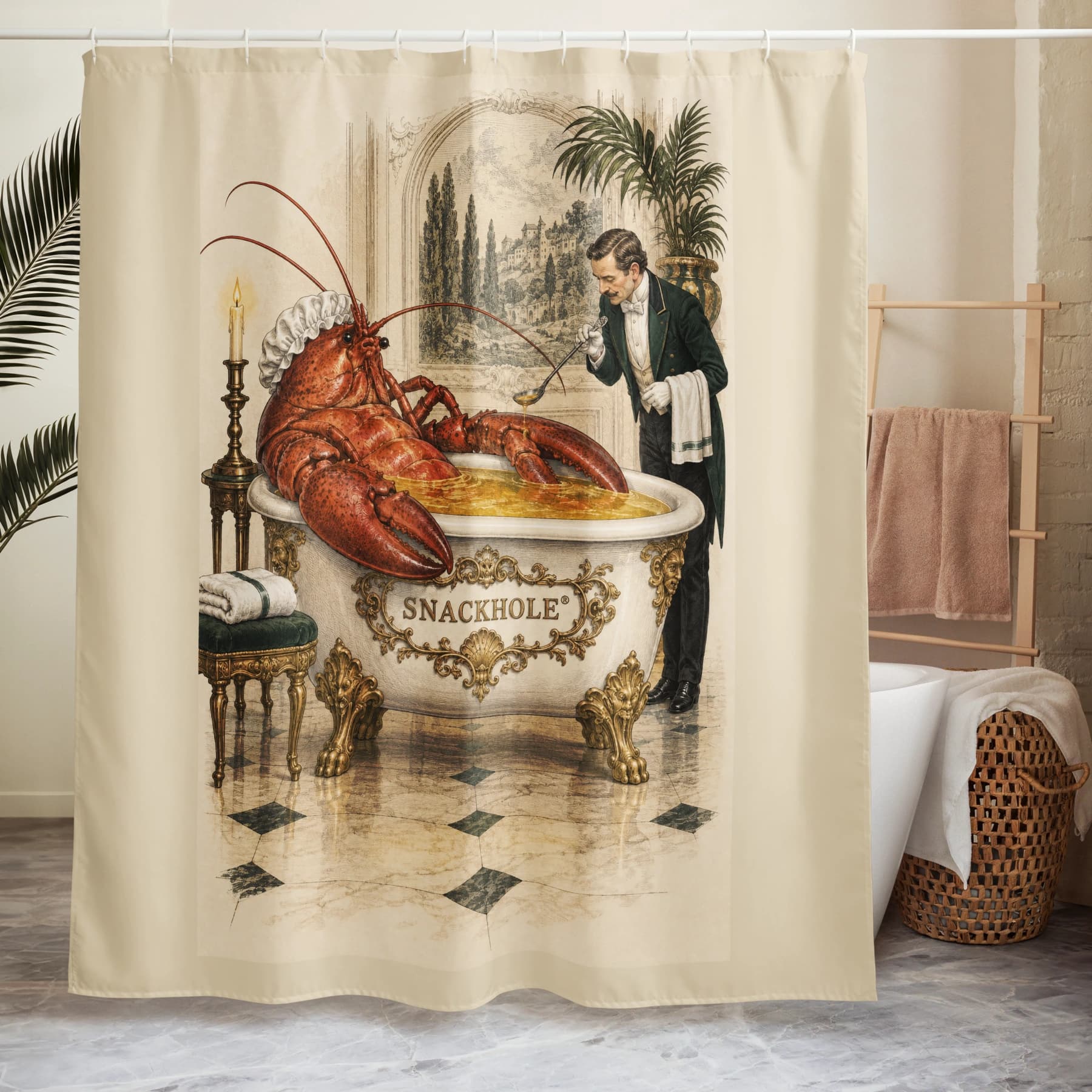 Private Dining — Shower Curtain