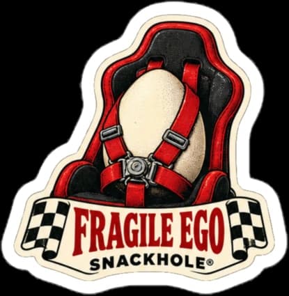 Fragile Ego — Sticker