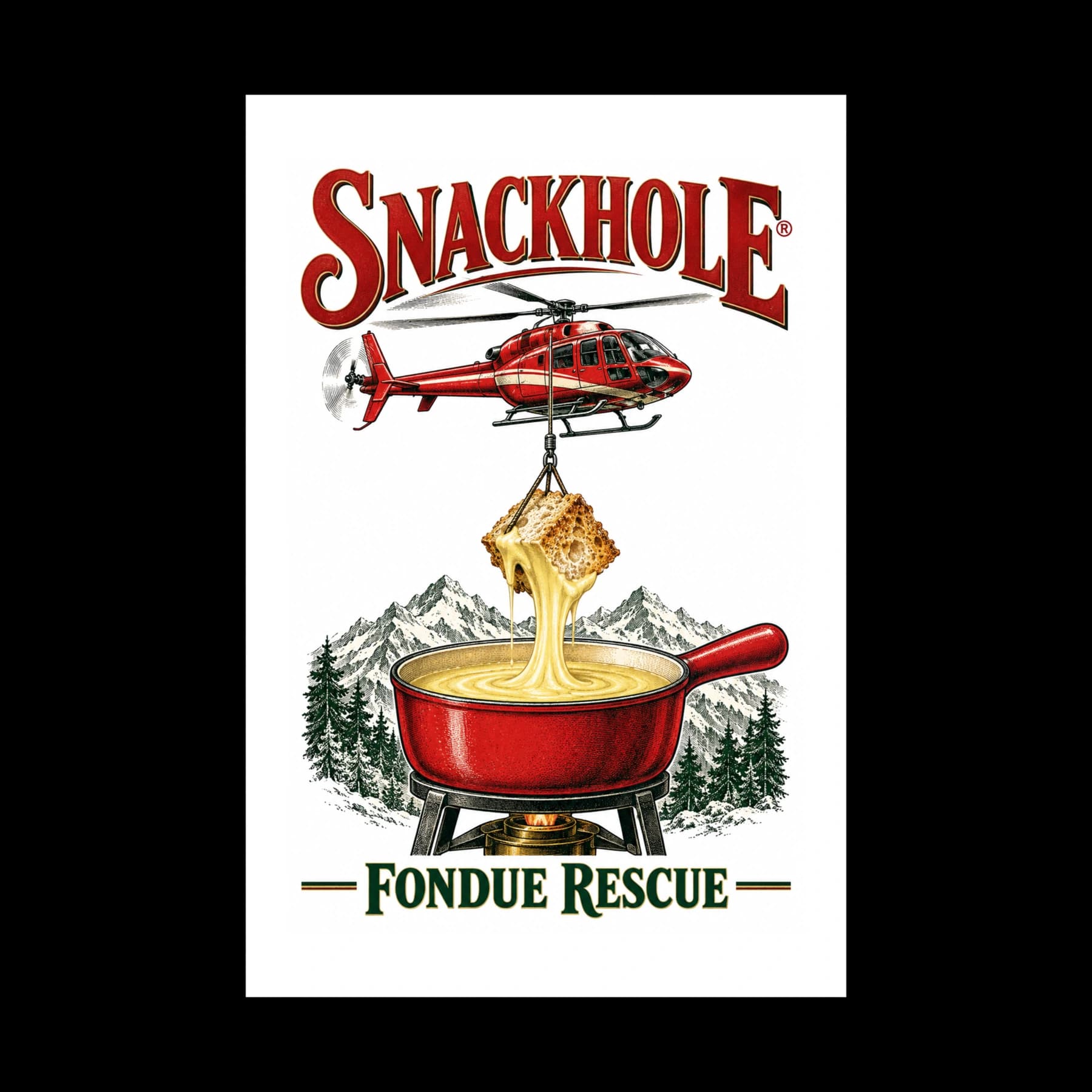 Fondue Rescue — Poster