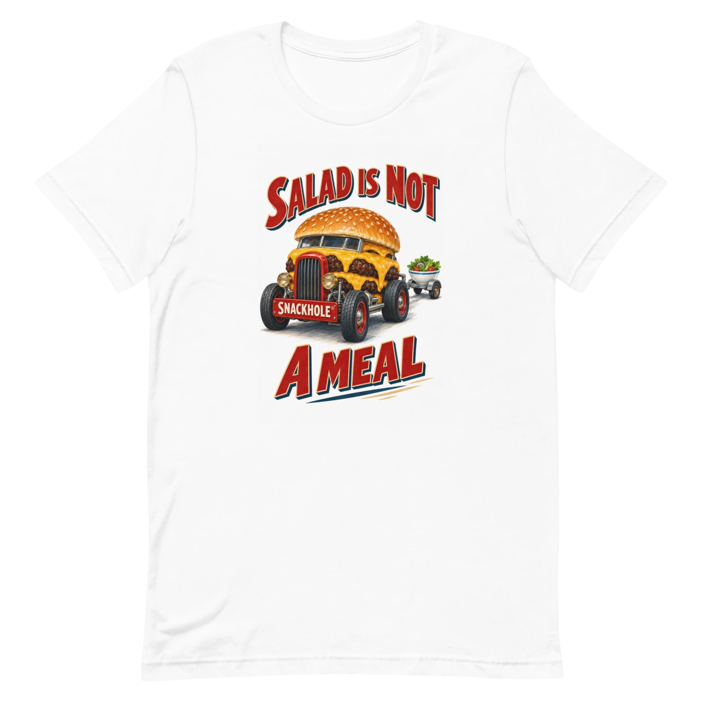 Side Dish — Tee — white illustrated T-shirt